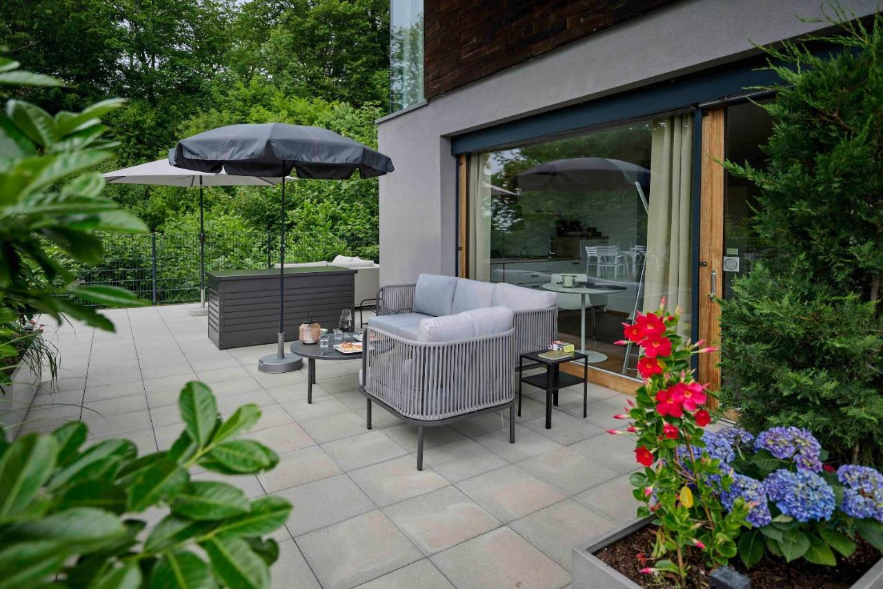 Charmantes Apartment Im Gruenen Bregenz Exteriör bild